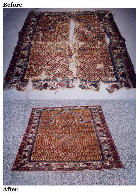 Rug Repair Before After 01 Wayne Mi Area Cleaning Company Rug Repair Before After 01