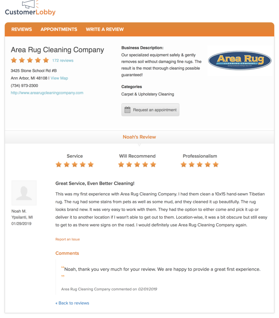 Five Star Customer Reviews