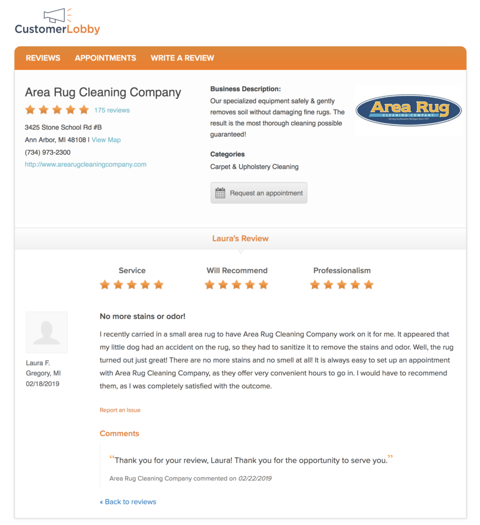 Five Star Customer Reviews