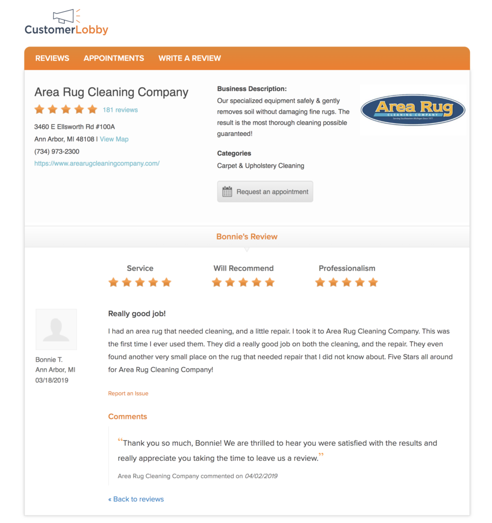 Five Star Customer Reviews